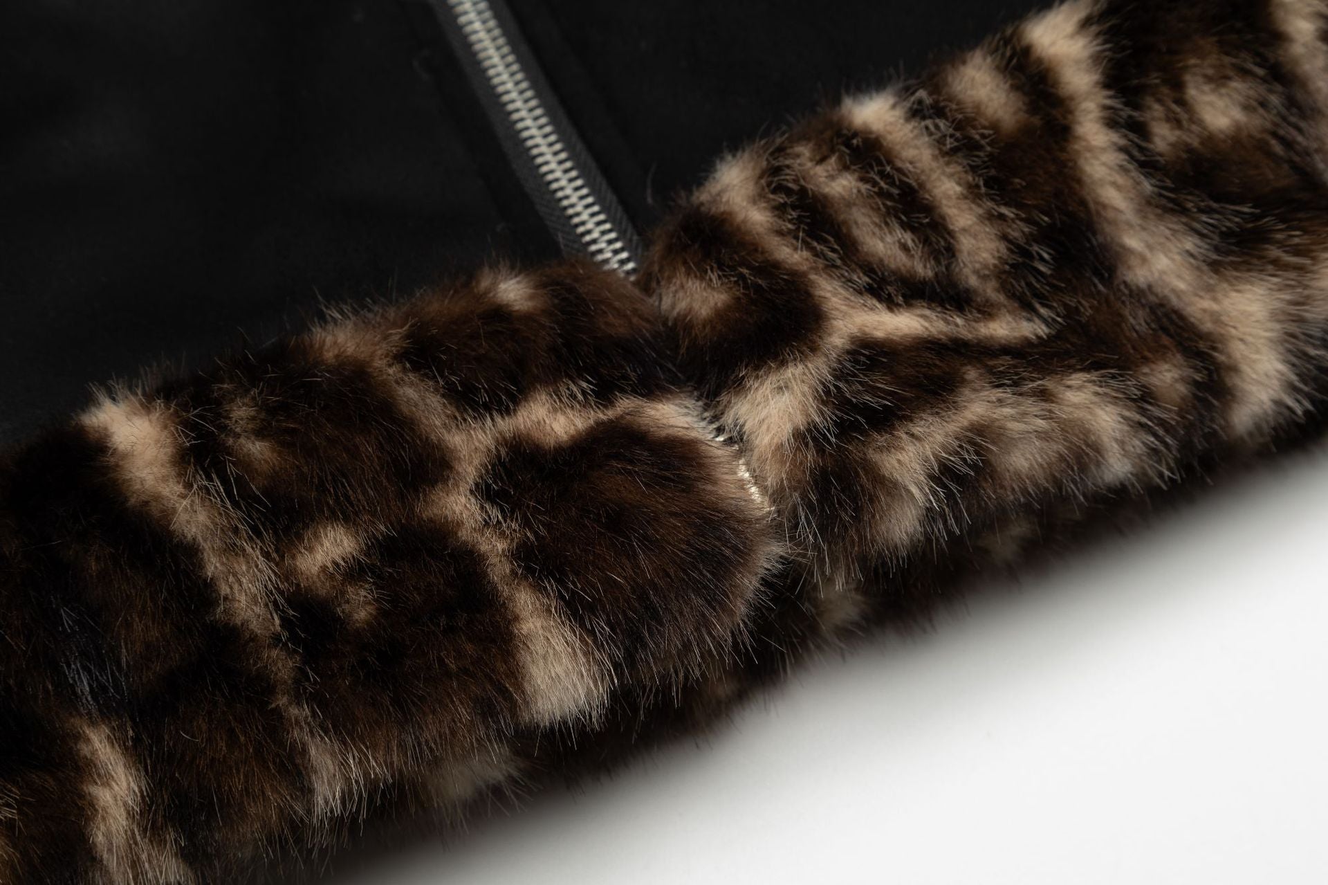 Zwoyren Cute Leopard Print Cat Ear Coat