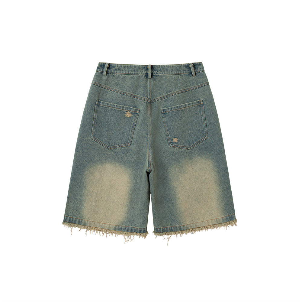 Zwoyren Pocket Fringe Jorts