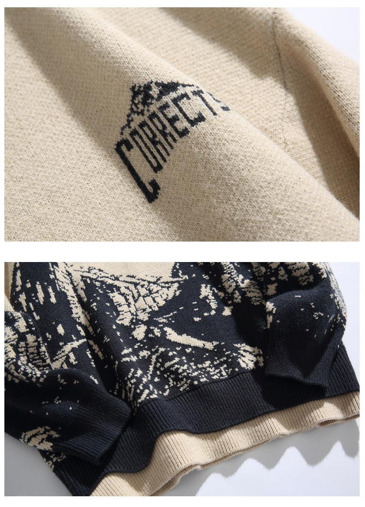 Snow Mountain Jacquard Sweater