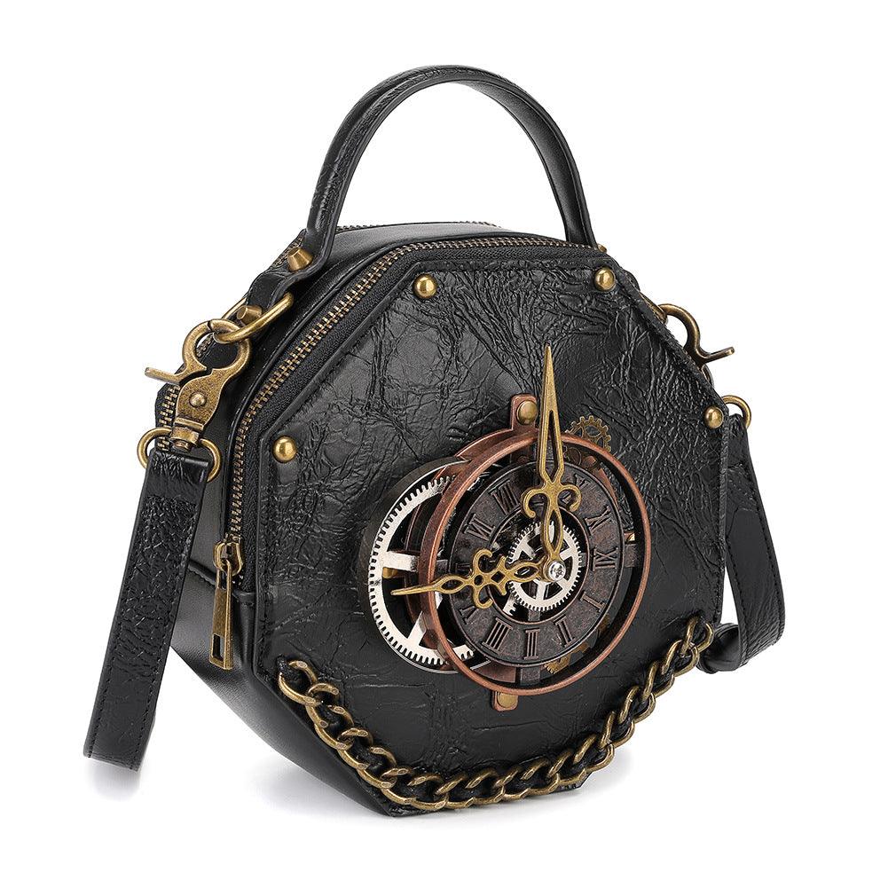 Punk Industrial Retro Style Crossbody Bag