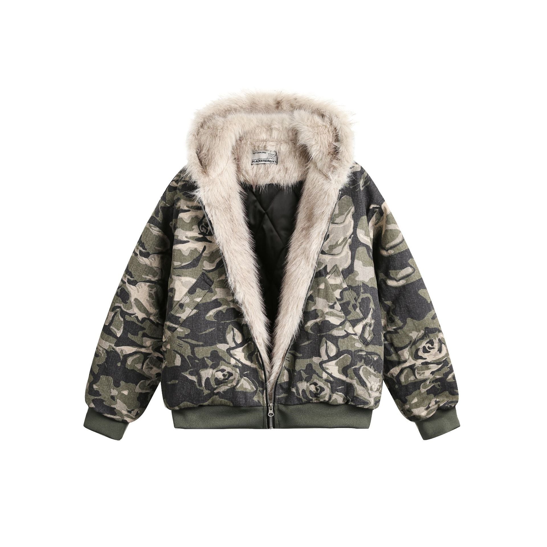 Zwoyren Camouflage Cropped Coat