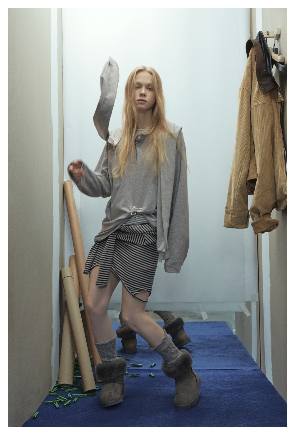 Zwoyren Shawl Hooded Sweatshirt