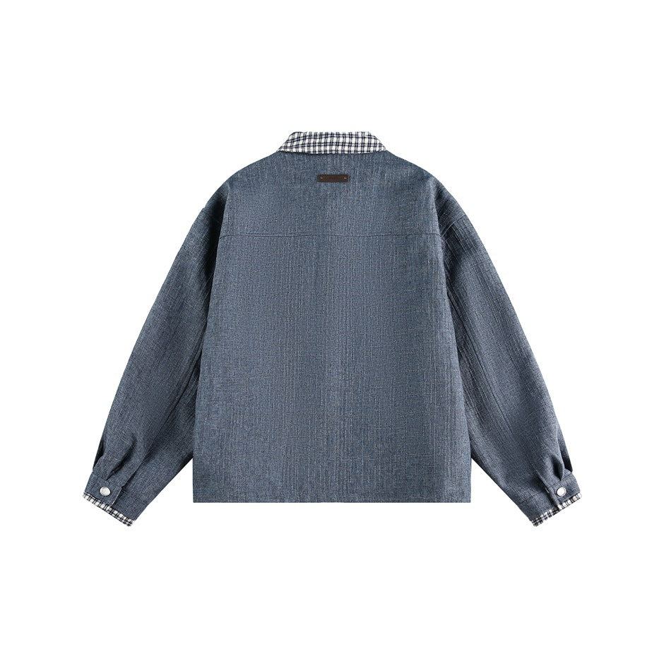 Zwoyren Plaid Collar Jacket