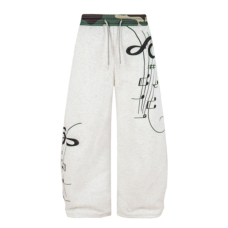 Zwoyren CAMO Waist Baggy Barrel Sweatpants