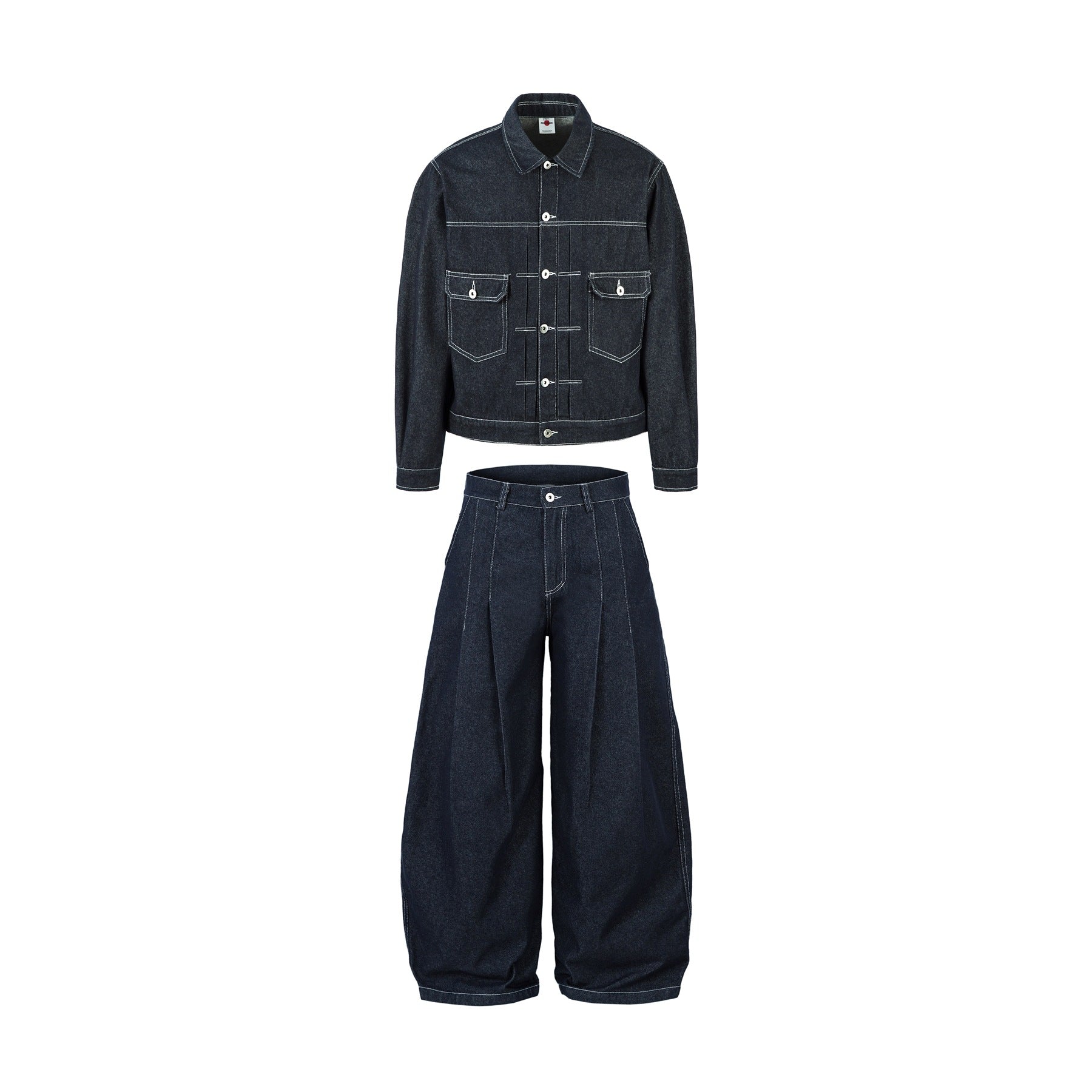 Zwoyren Indigo Denim Co-ord