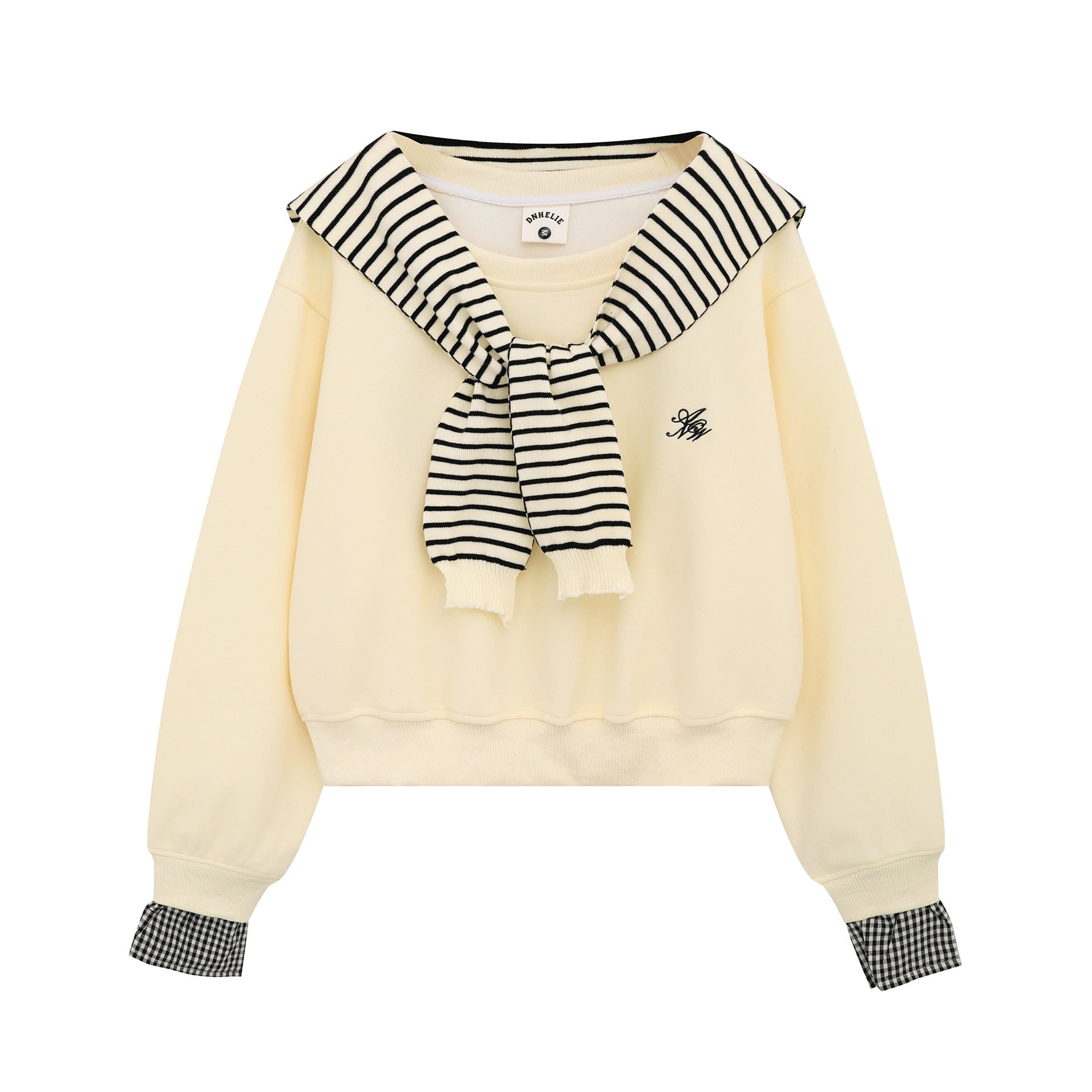 Zwoyren Sweet Girl Simple Loose Pullover Sweater