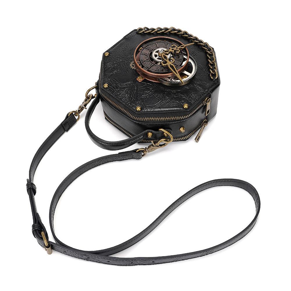 Punk Industrial Retro Style Crossbody Bag