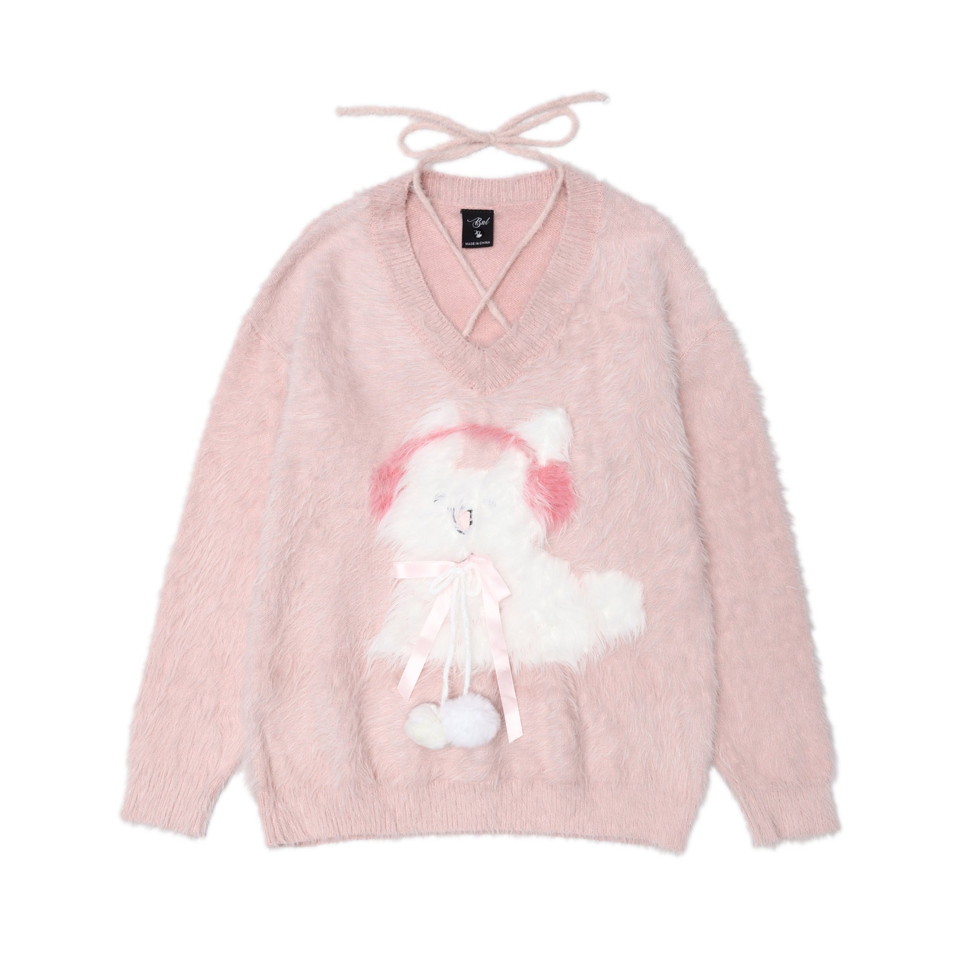 Zwoyren Cozy Bunny Fluff Sweater