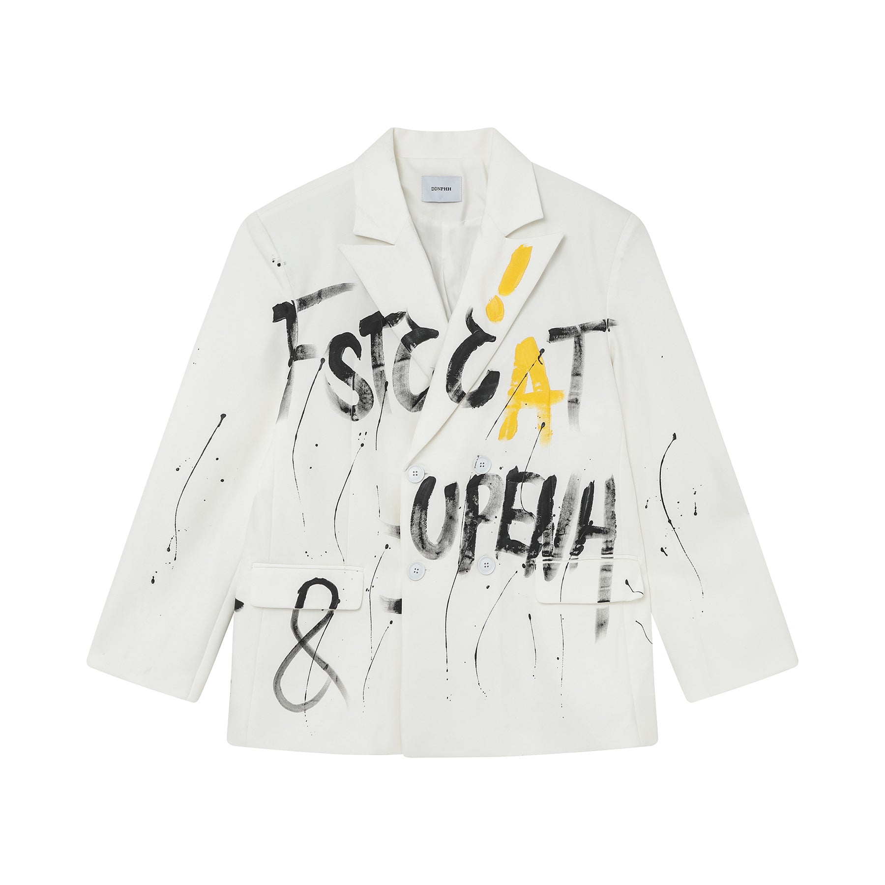 Zwoyren Graffiti Statement Blazer Jacket