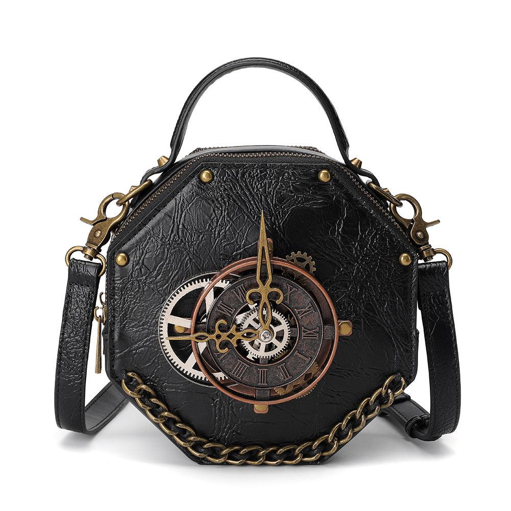 Punk Industrial Retro Style Crossbody Bag