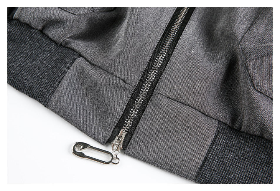 Zwoyren Detachable Scarf Hooded Jacket