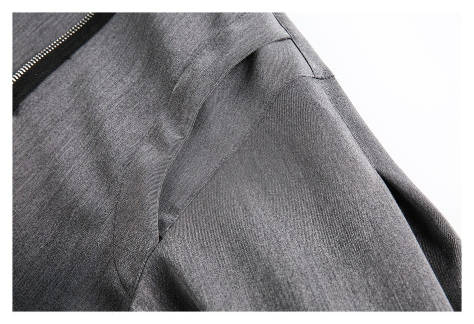 Zwoyren Detachable Scarf Hooded Jacket