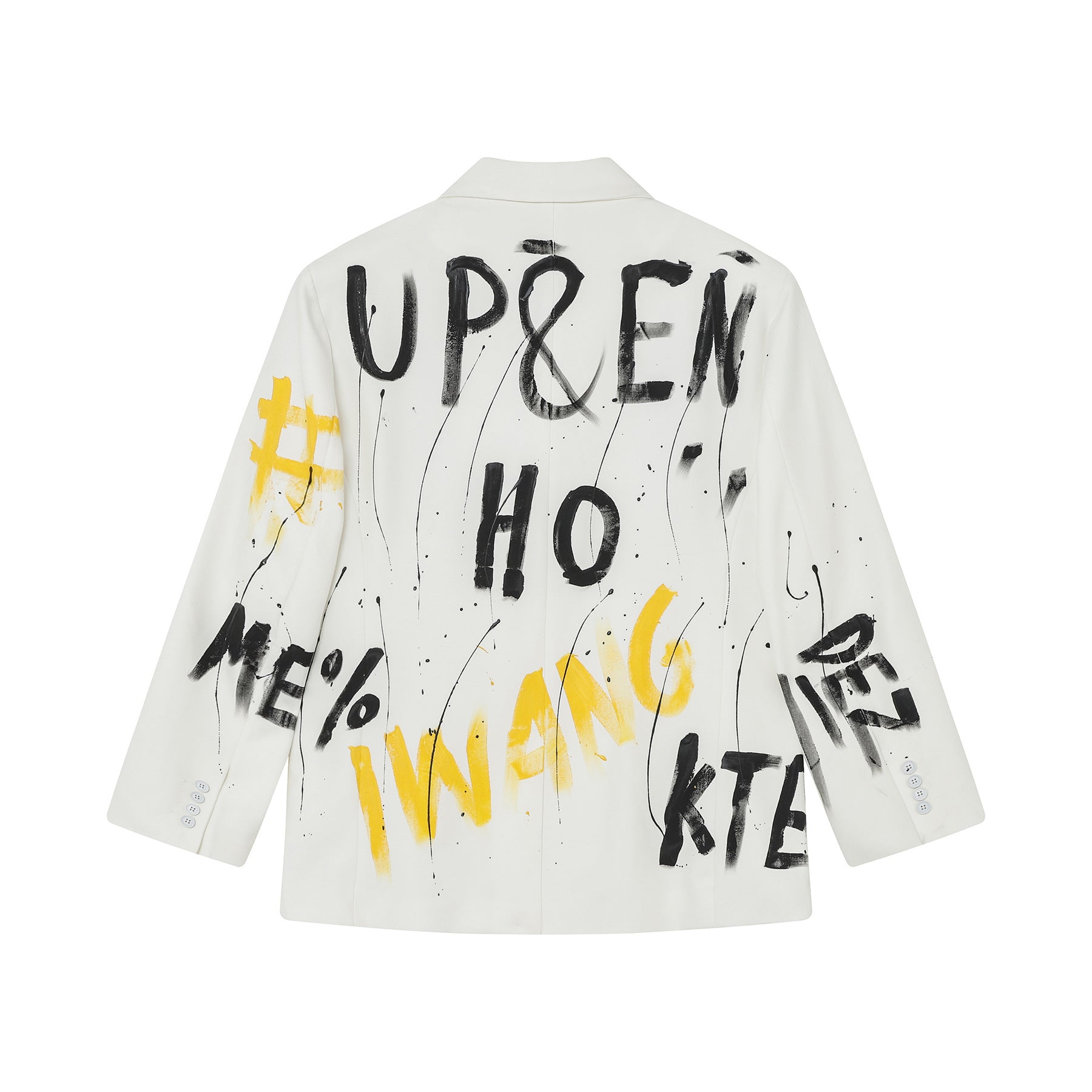 Zwoyren Graffiti Statement Blazer Jacket