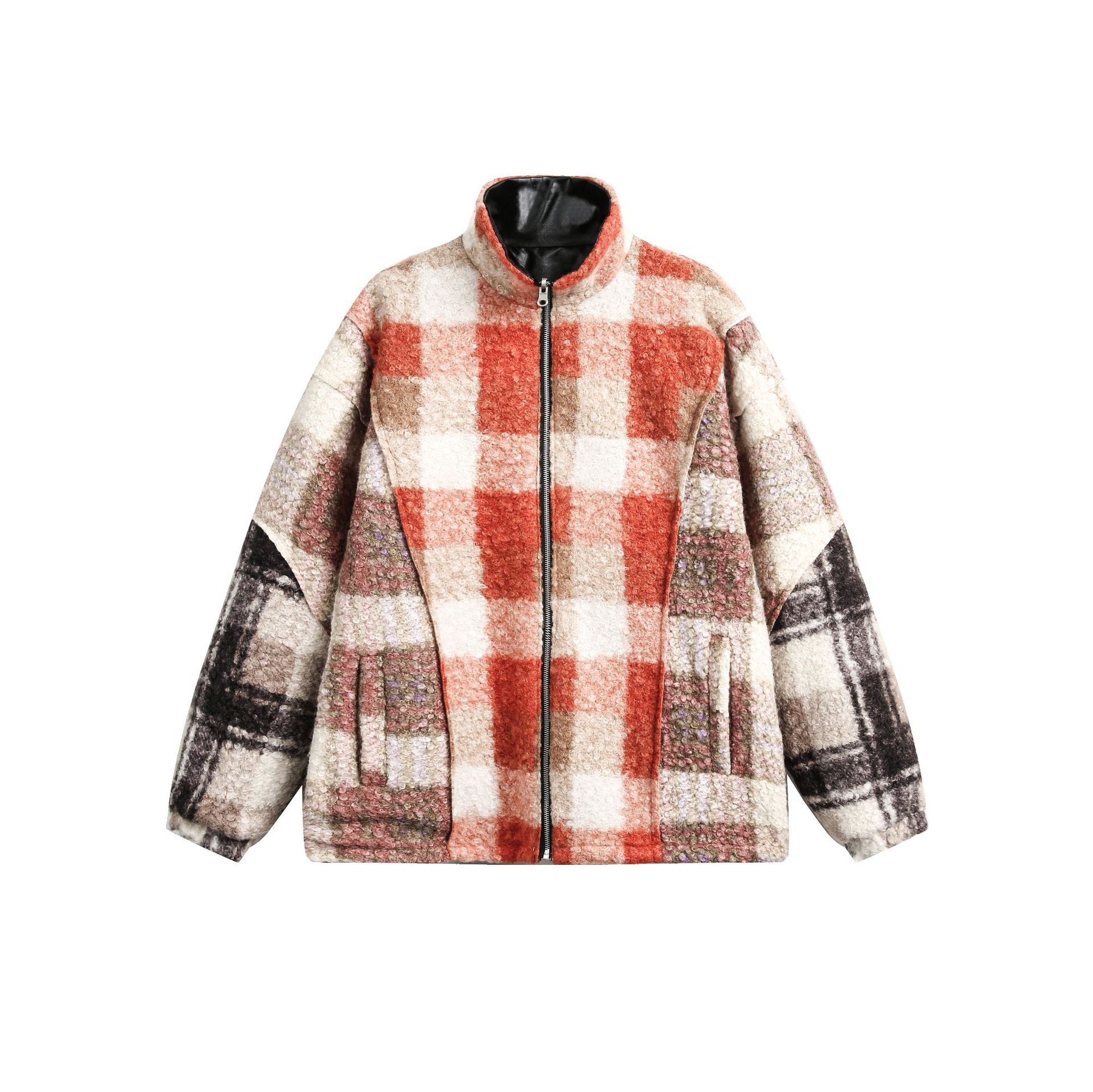 Zwoyren Plaid Double-Sided Jacket