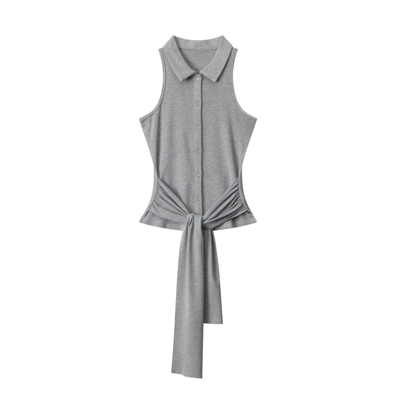 Zwoyren Polo Wrinkle Tank Top