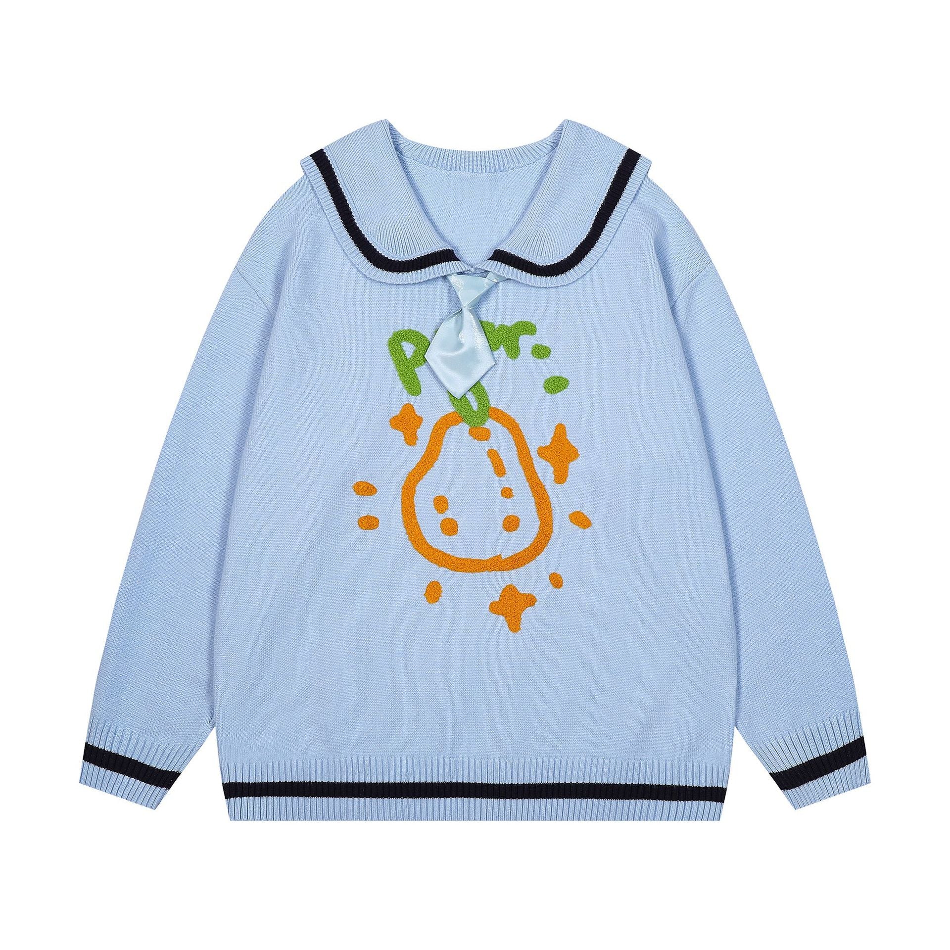 Zwoyren Pear Graphic Sweater