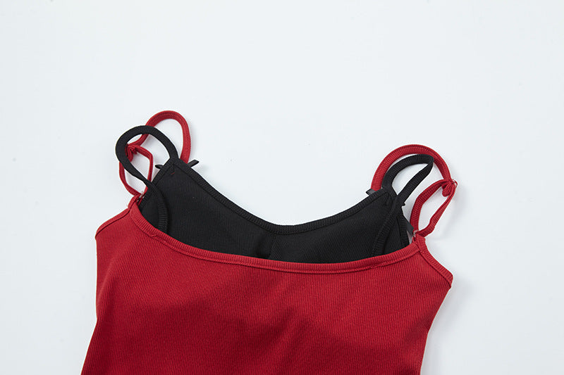 Zwoyren Color Blocking Print Cami Top