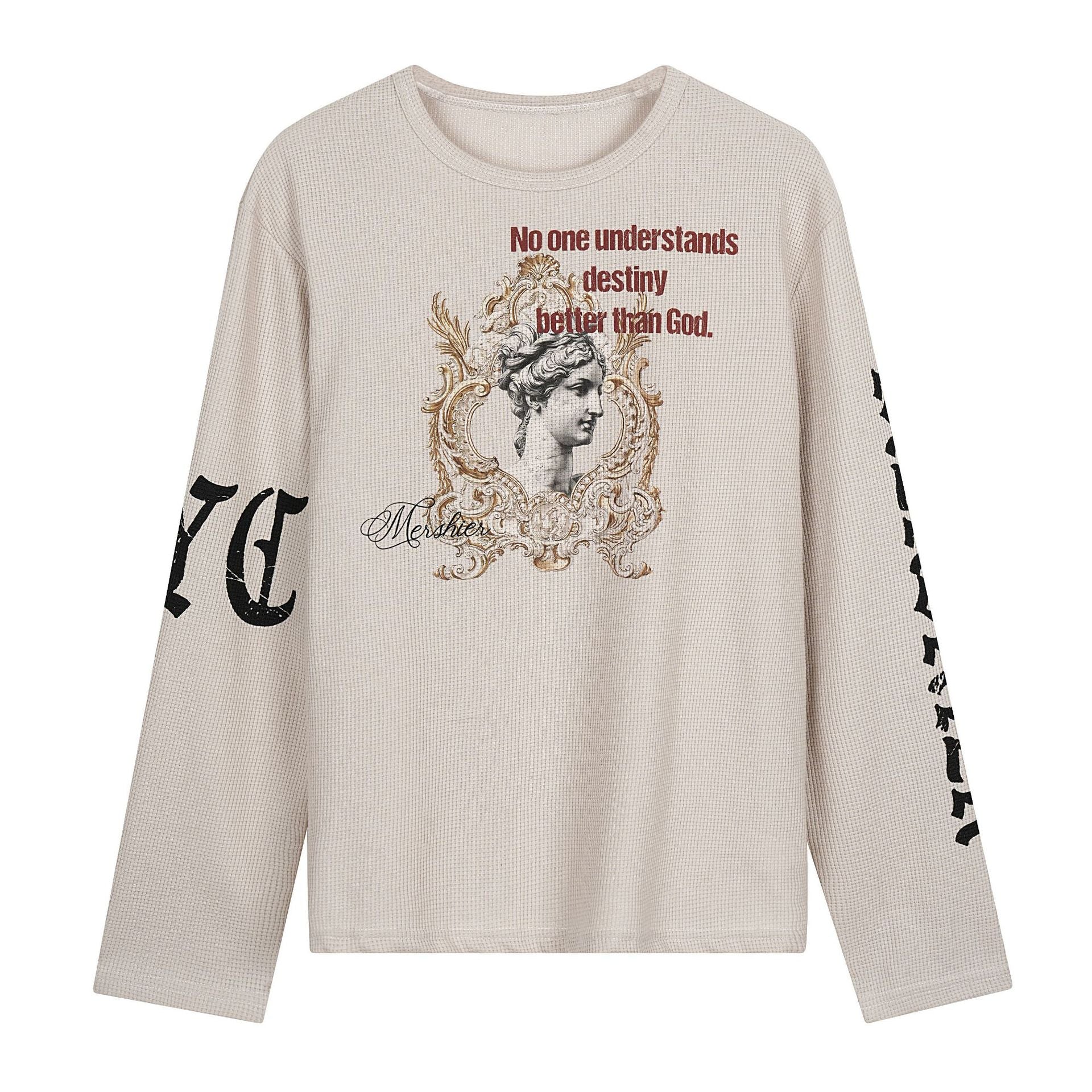 Zwoyren Antique Statue Graphic Long Sleeve