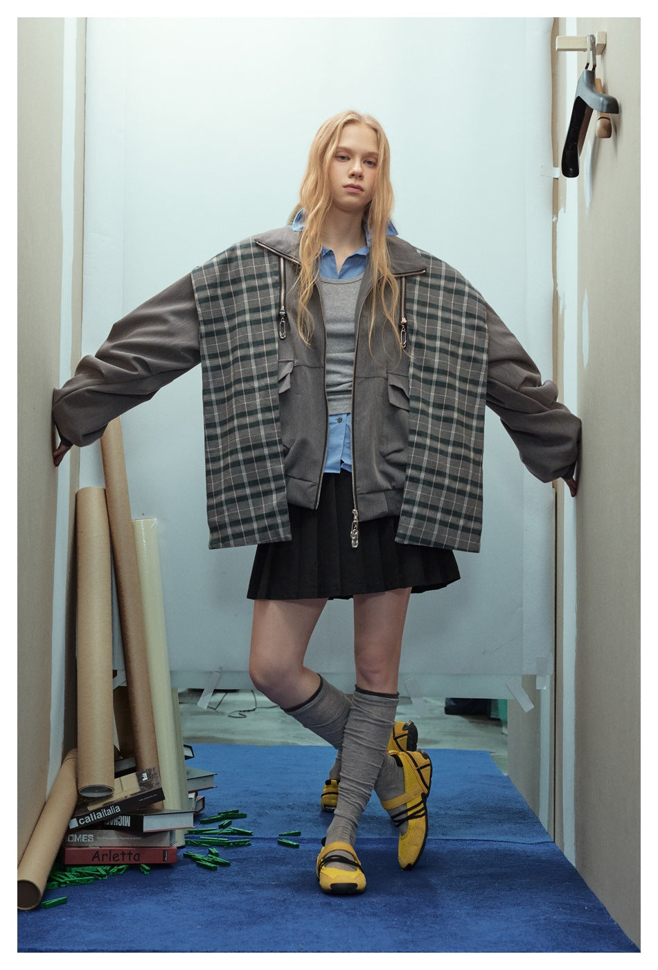 Zwoyren Detachable Scarf Hooded Jacket