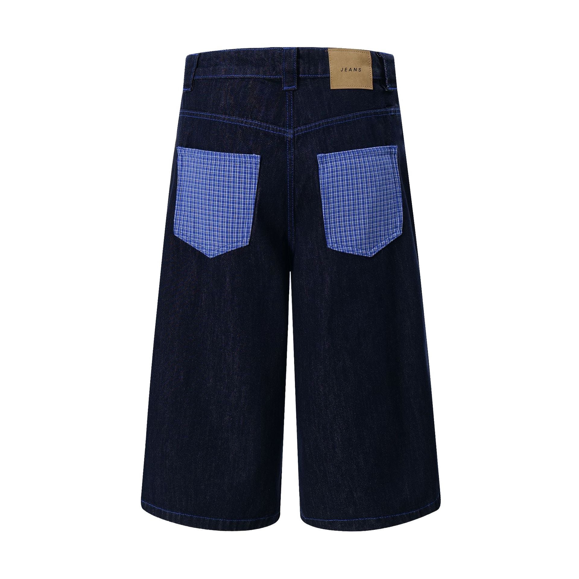 Zwoyren Pigeon Embroidery Longline Jorts