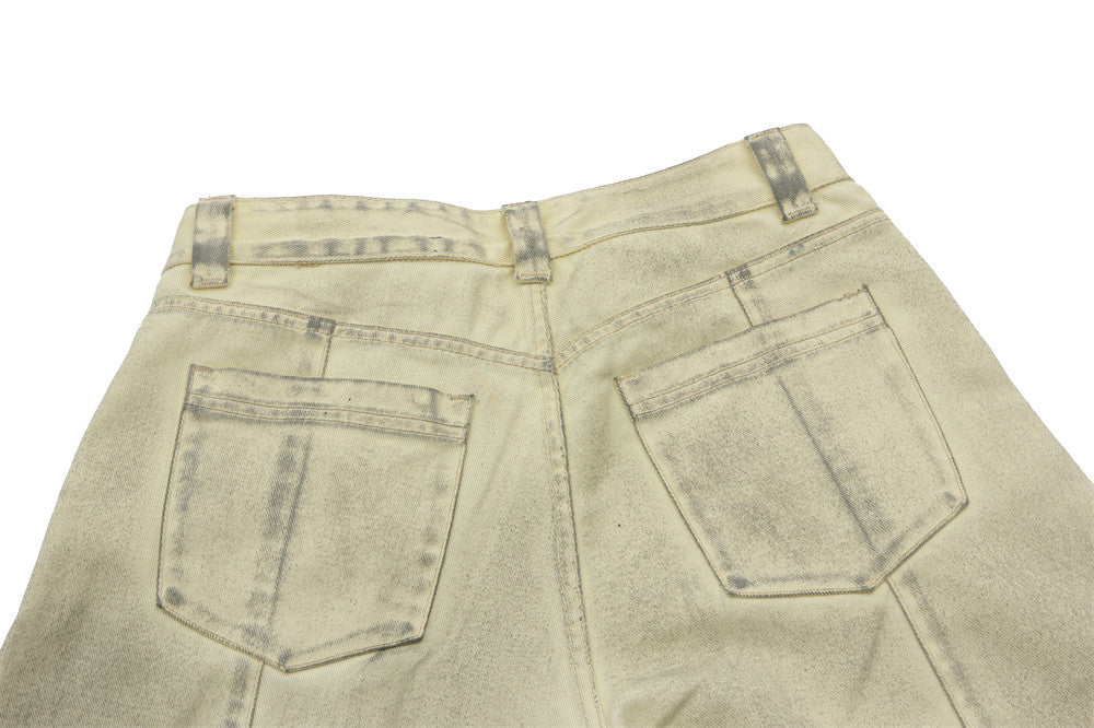Zwoyren Reverse Super Baggy Barrel Jeans