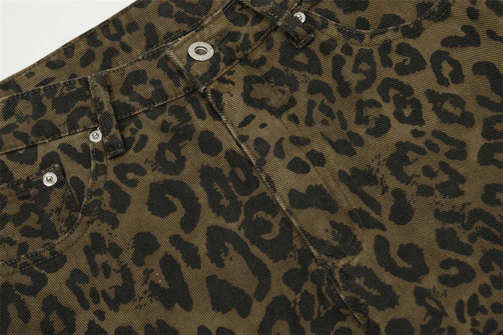 Zwoyren Leopard Print Jorts