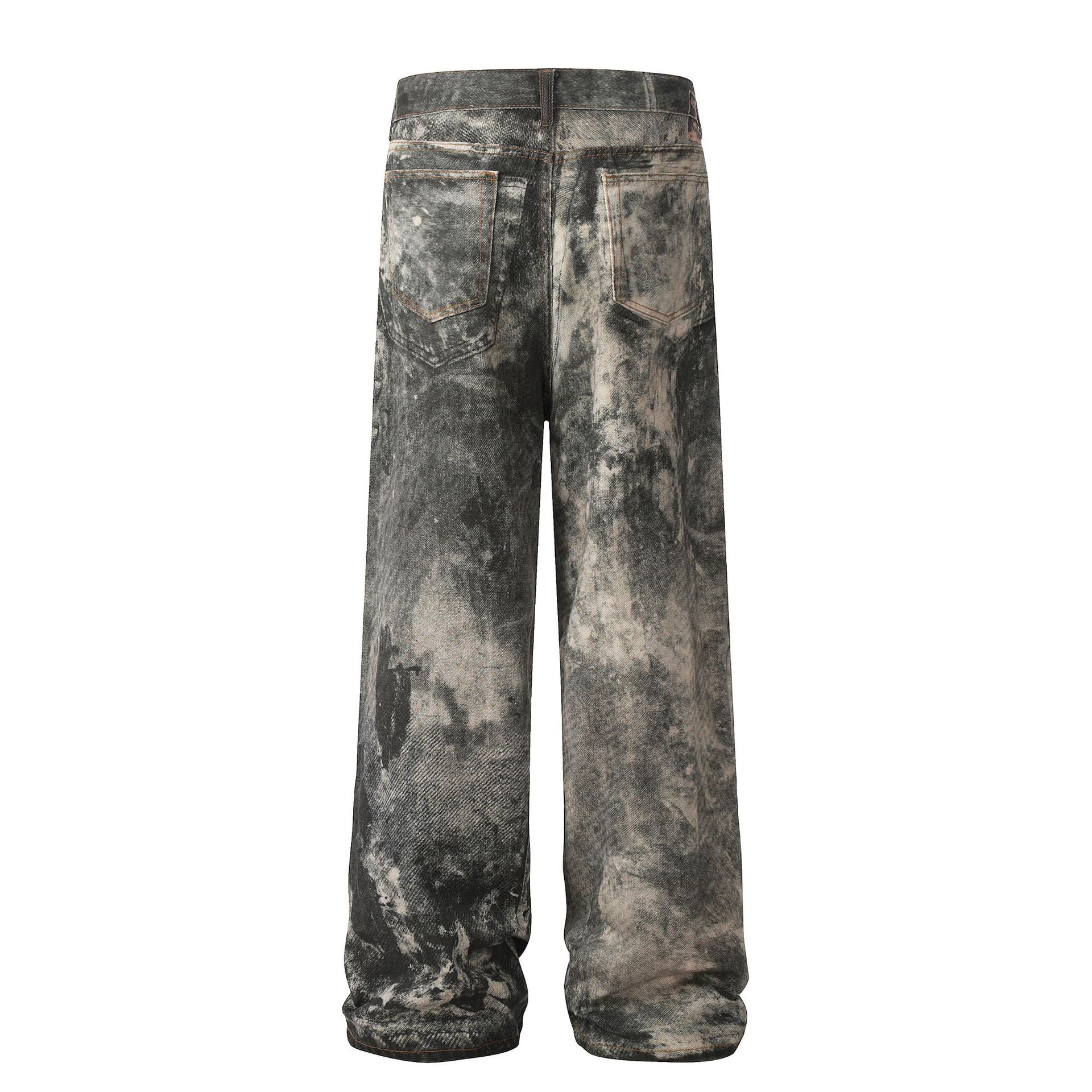 Zwoyren Heavy Washed Super Baggy Jeans