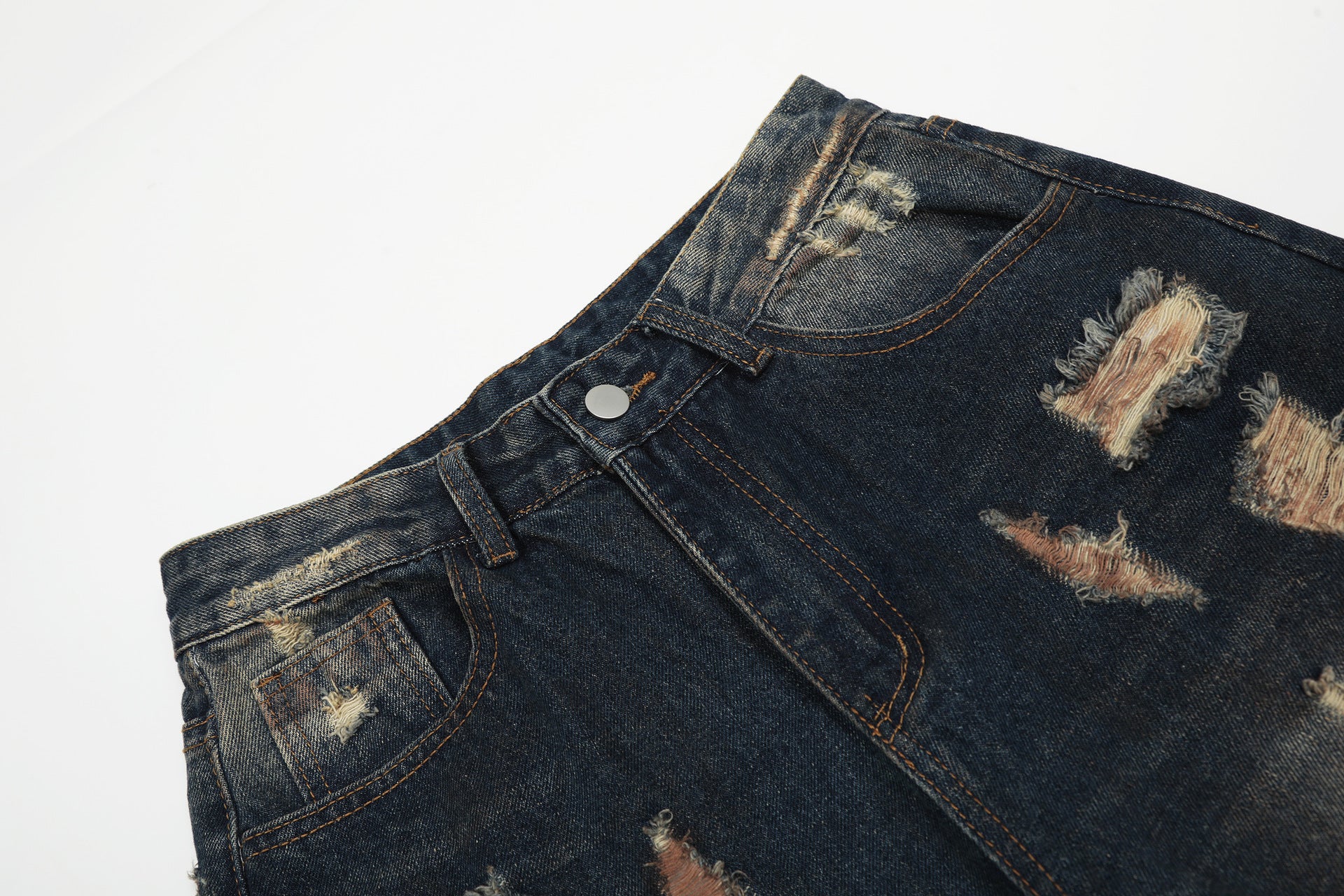Zwoyren Distressed Baggy Jeans