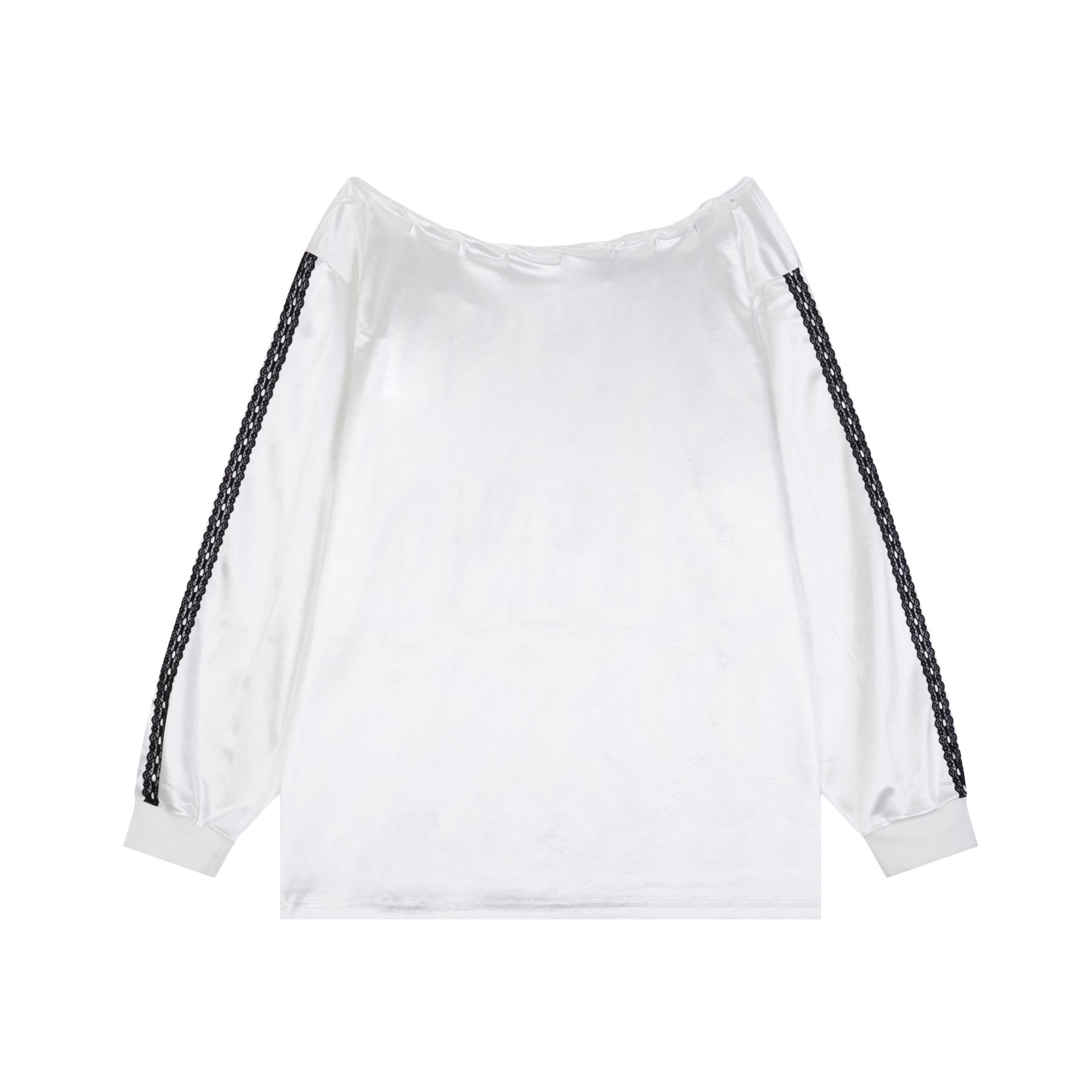 Zwoyren Lace Detail Long Sleeve T-shirt