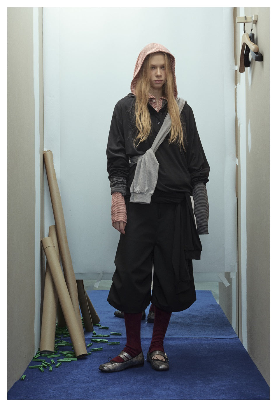 Zwoyren Shawl Hooded Sweatshirt