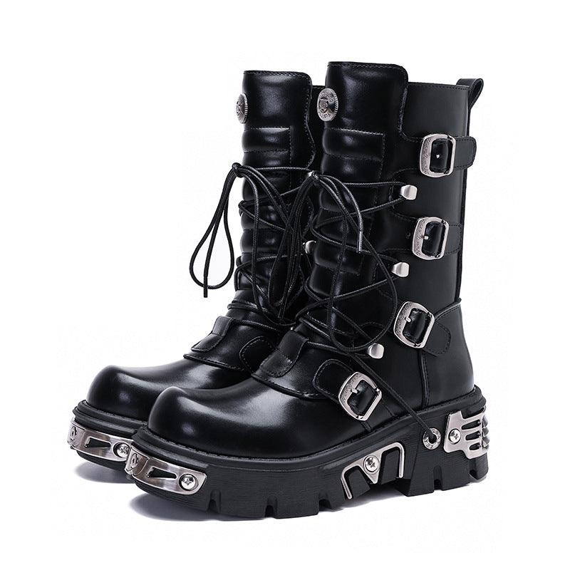 Street Style Metal Boots 