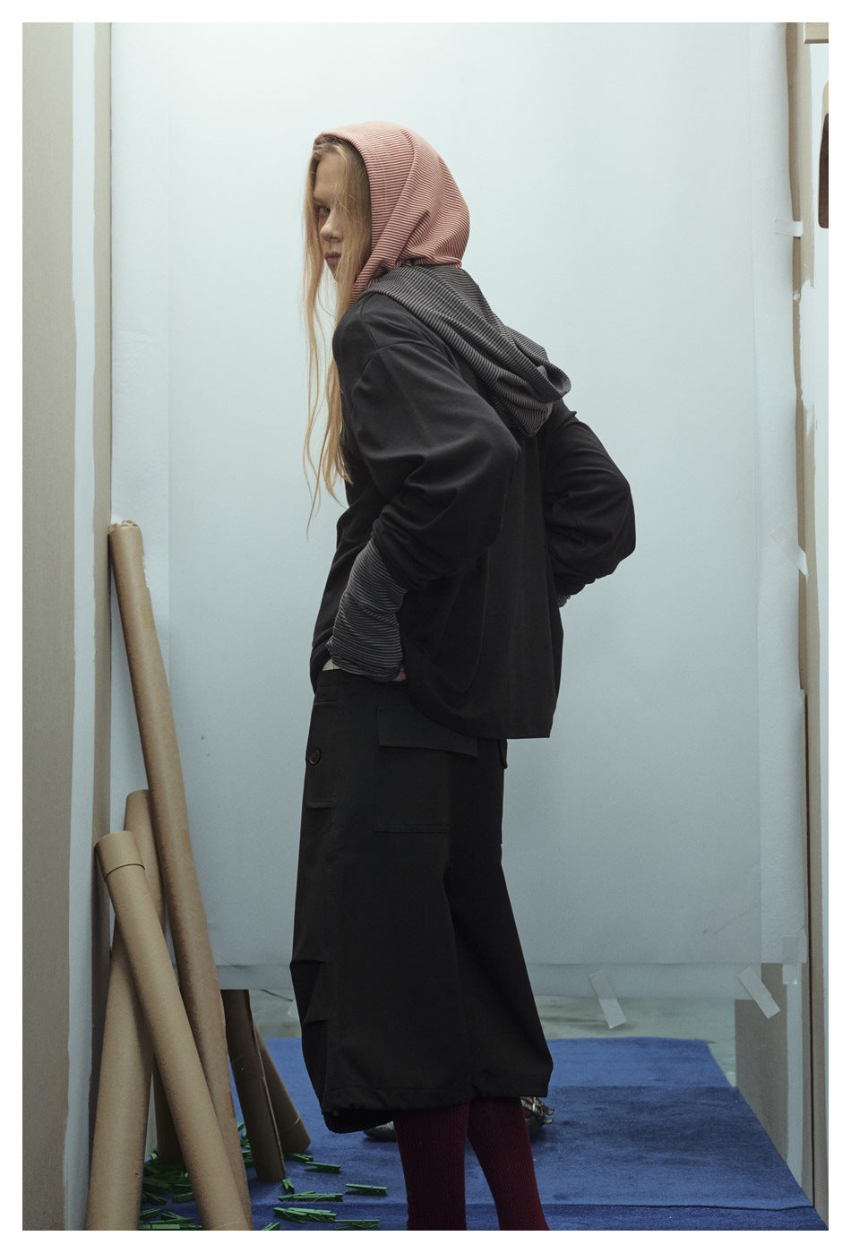 Zwoyren Shawl Hooded Sweatshirt