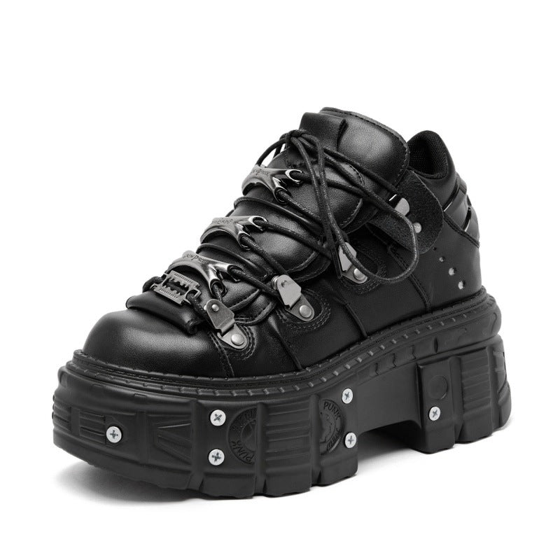 Zwoyren Dark Punk Metal Boots 