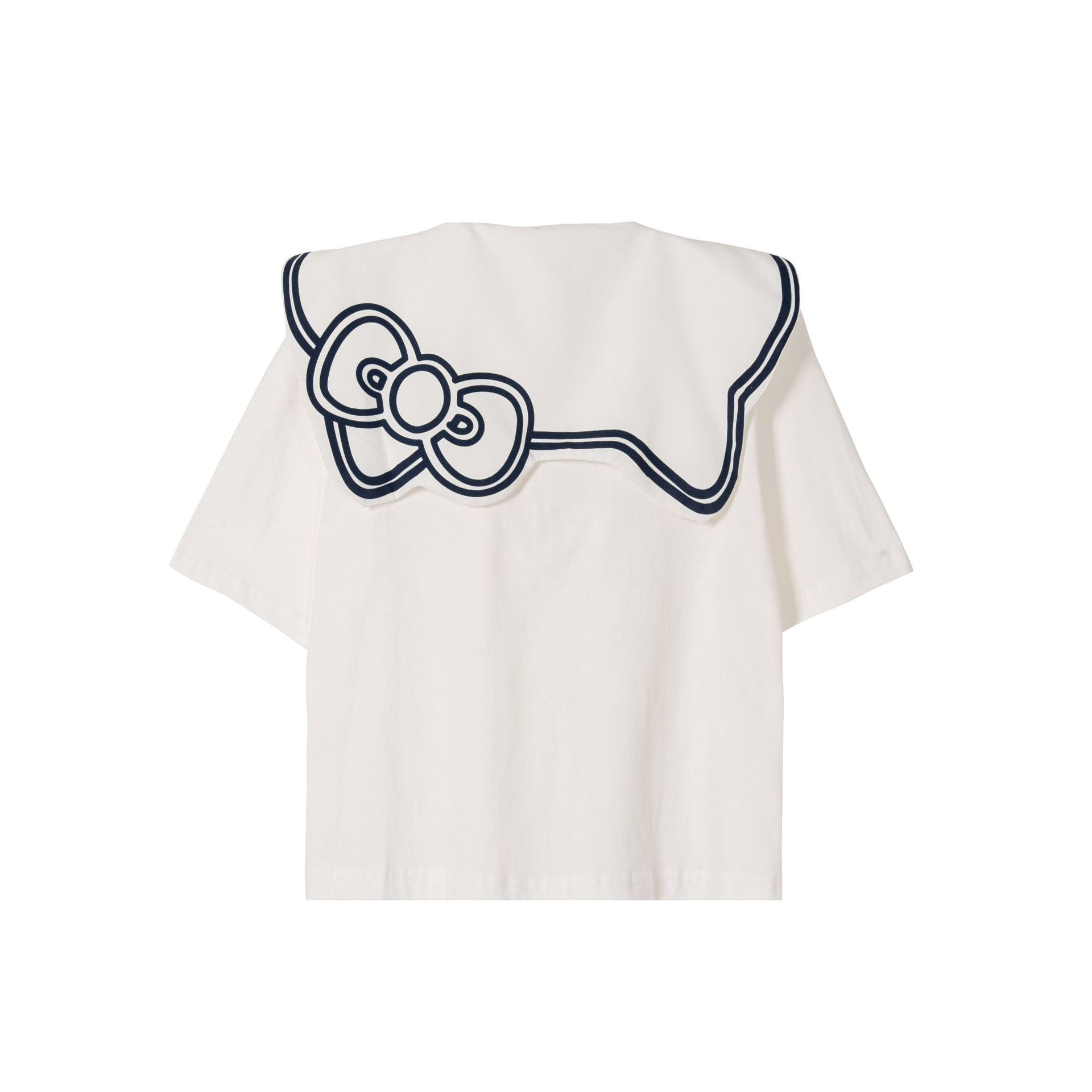 Zwoyren Tie-Front Sailor T-shirt