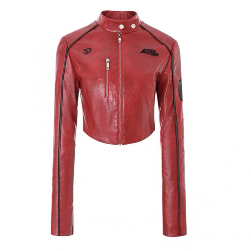 Zwoyren Puppy Cropped Racing Jacket