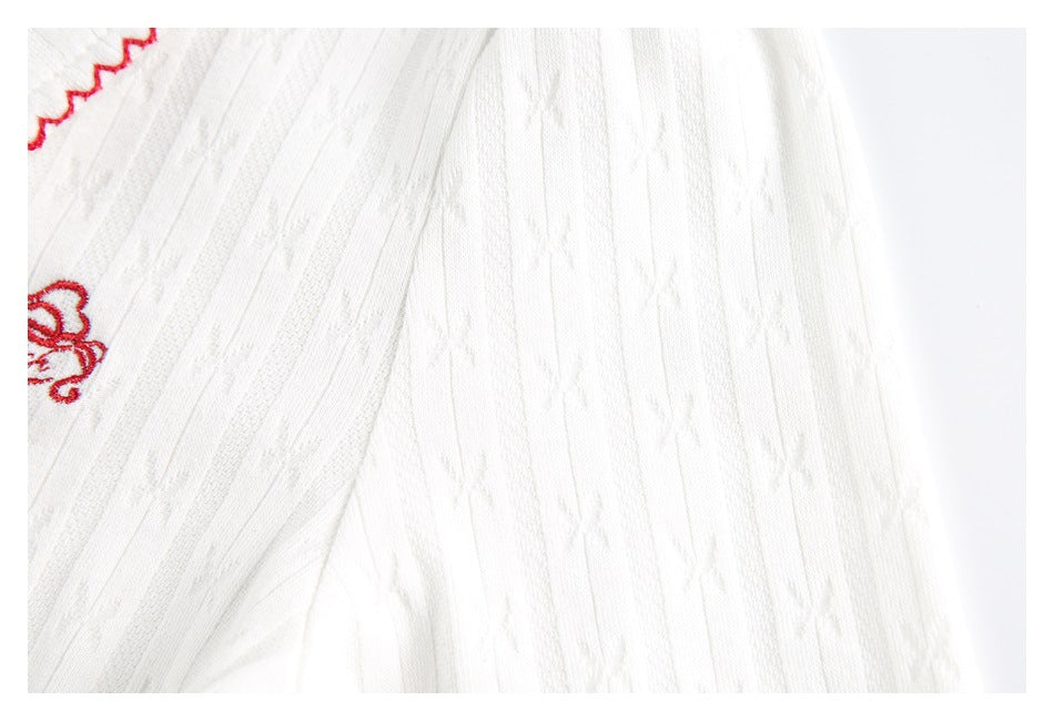 Zwoyren Ribbed Cropped Polo Top