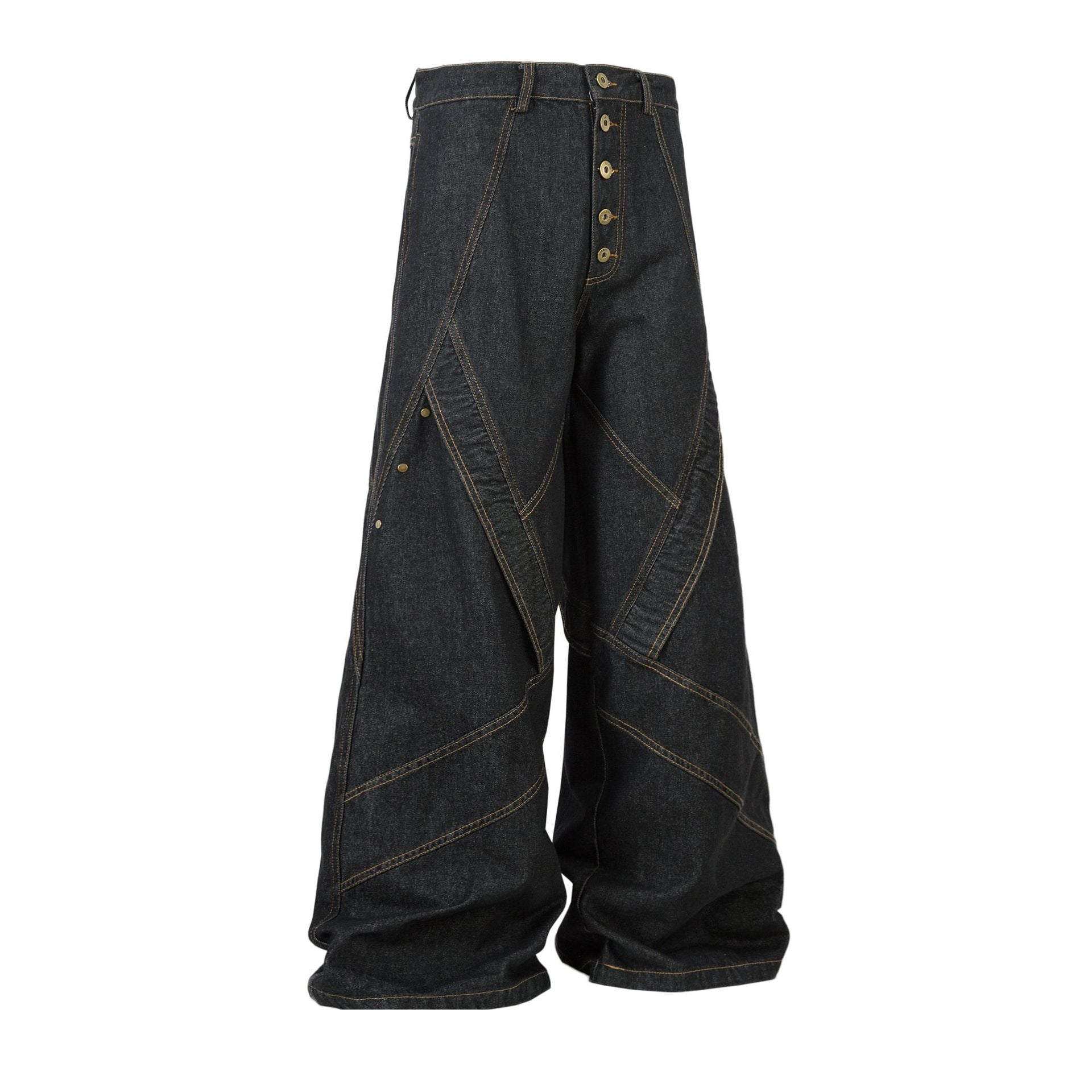 Zwoyren Deconstructive Raw Jeans