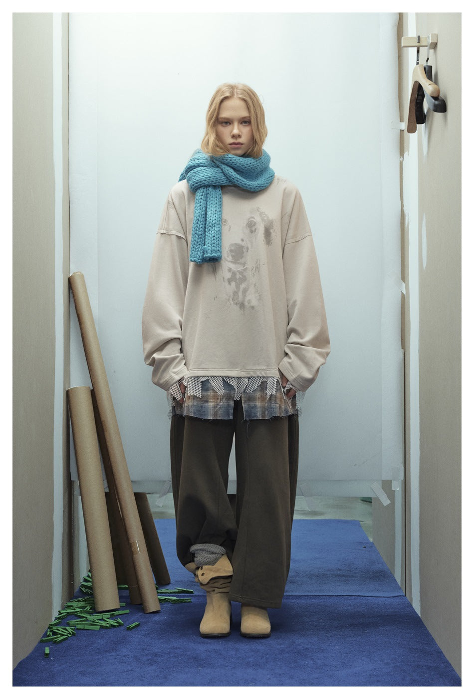 Zwoyren Layered Dog Graphic Sweatshirt