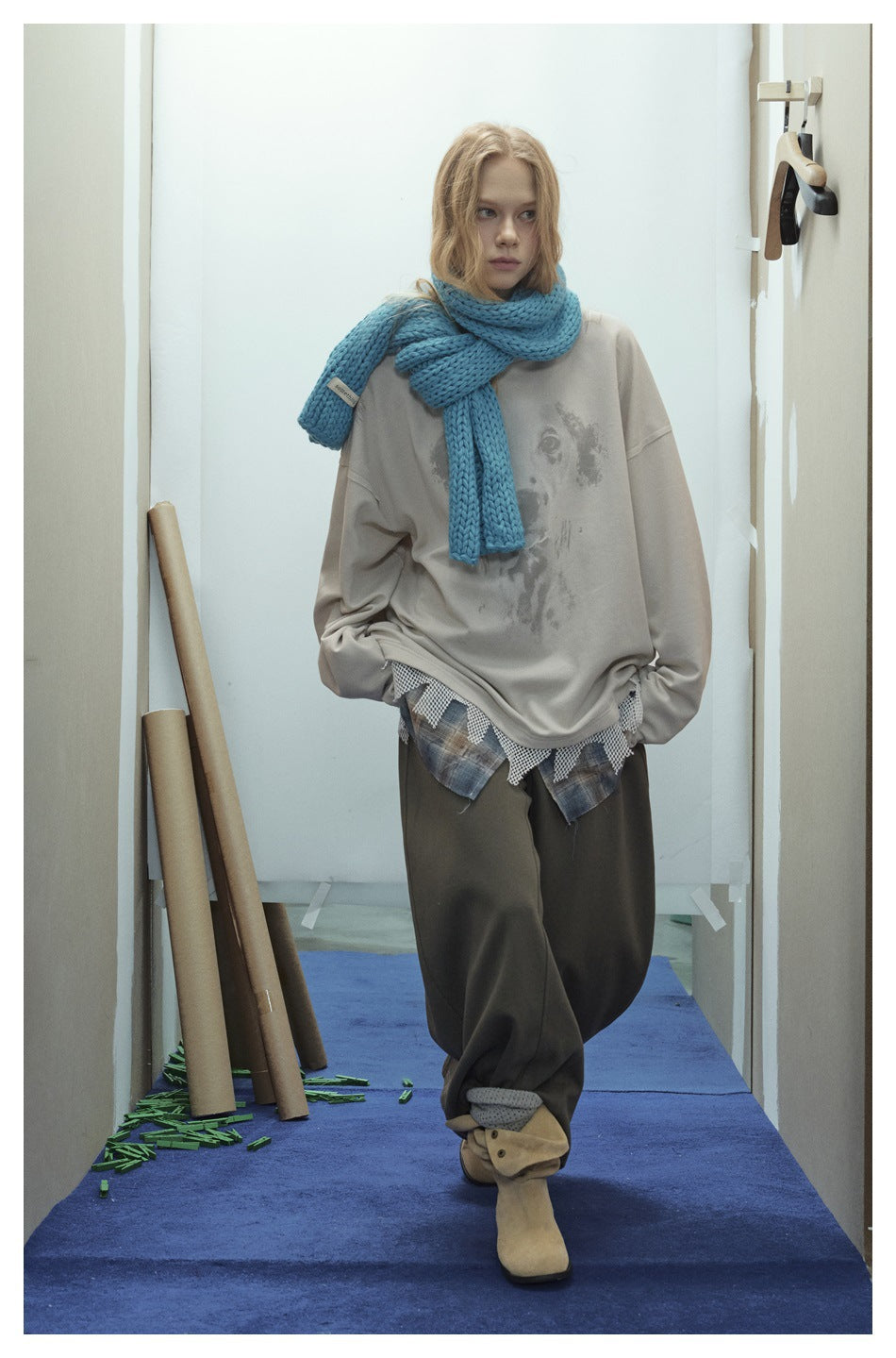 Zwoyren Layered Dog Graphic Sweatshirt