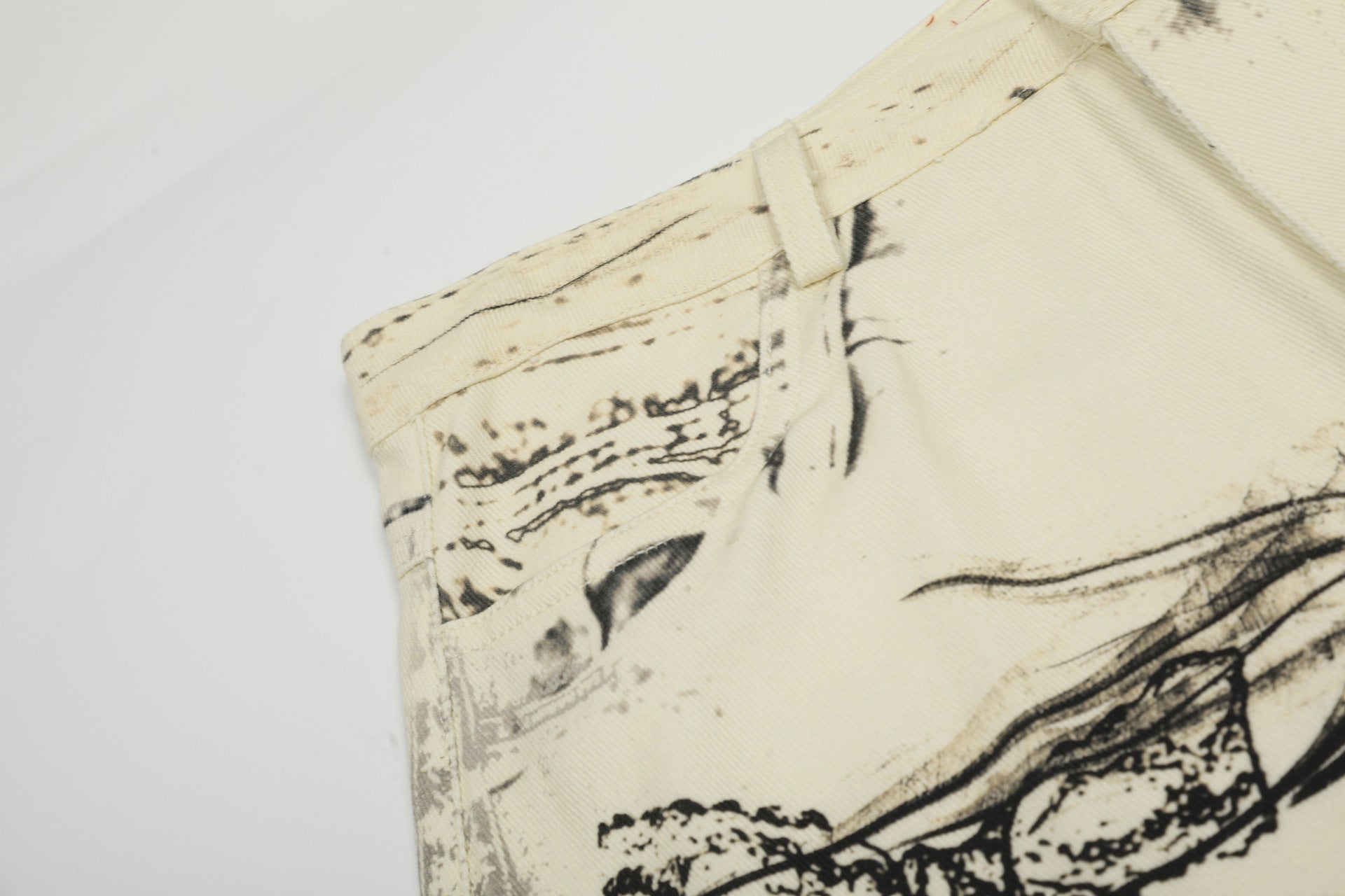 Zwoyren Whimsical Collage Statement Pants