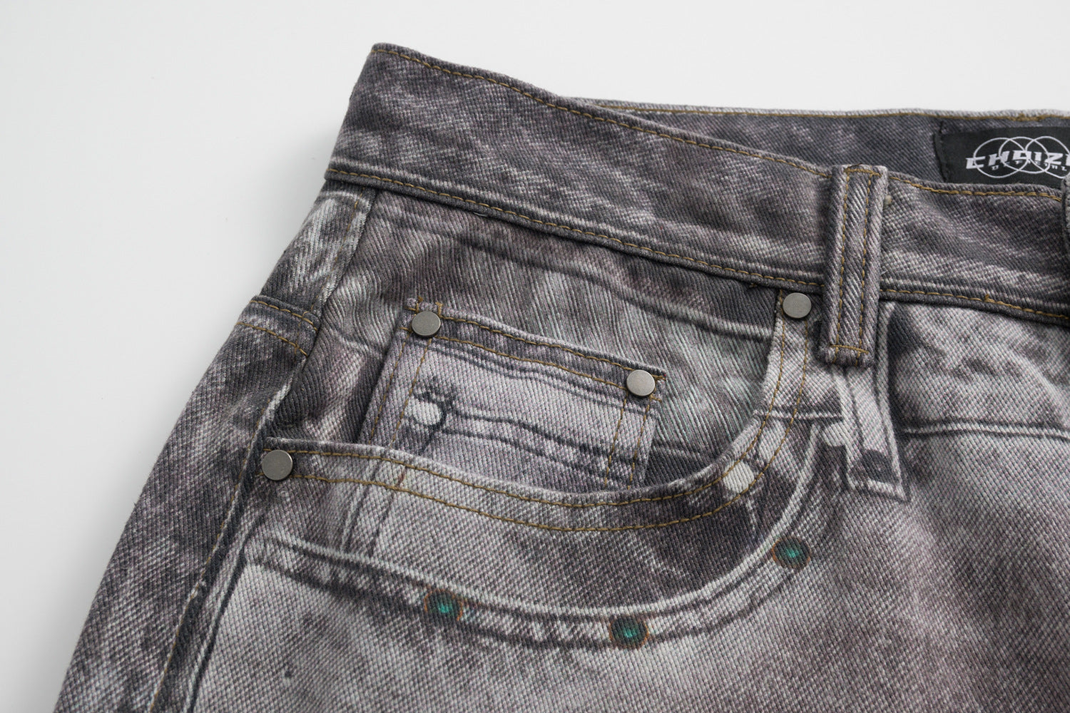 Zwoyren Tassel Distressed Jeans