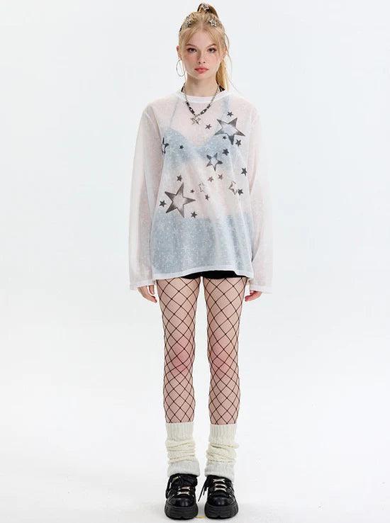 Zwoyren Star Pattern Sweater