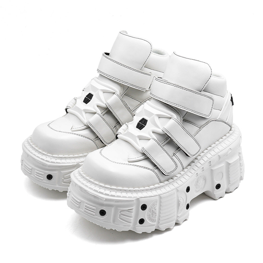 Zwoyren Chunky White Boots