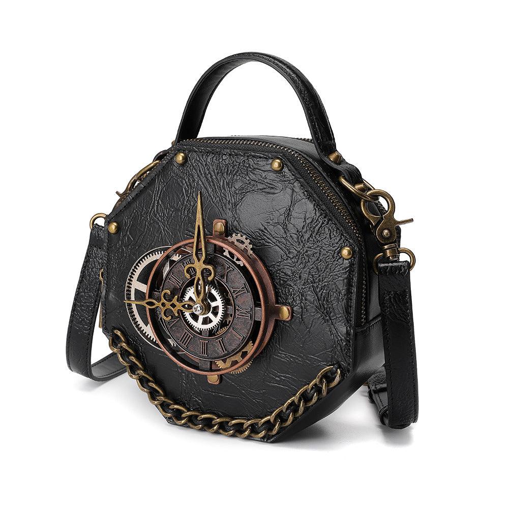 Punk Industrial Retro Style Crossbody Bag