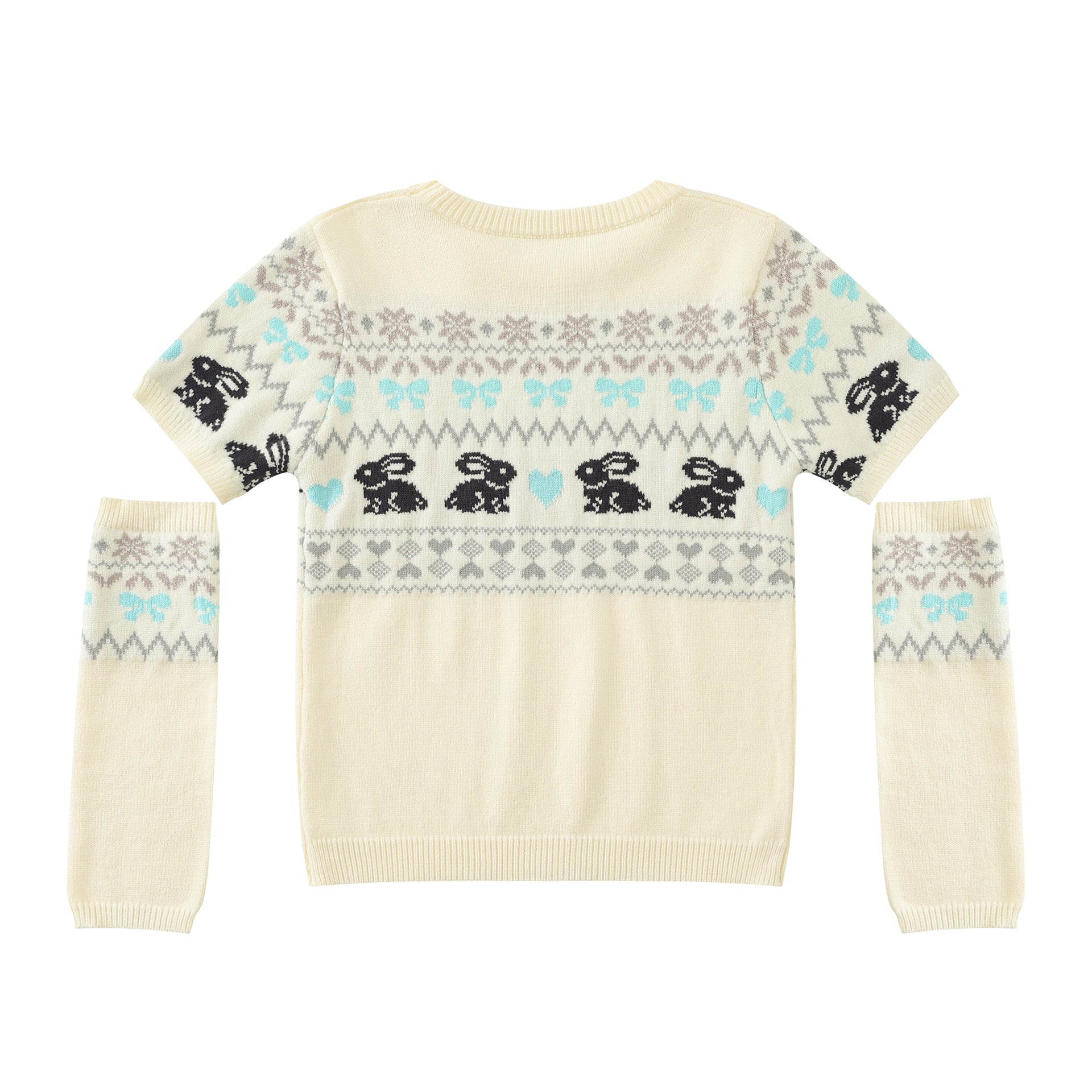 Zwoyren Fair Isle Graphic Knit Tee