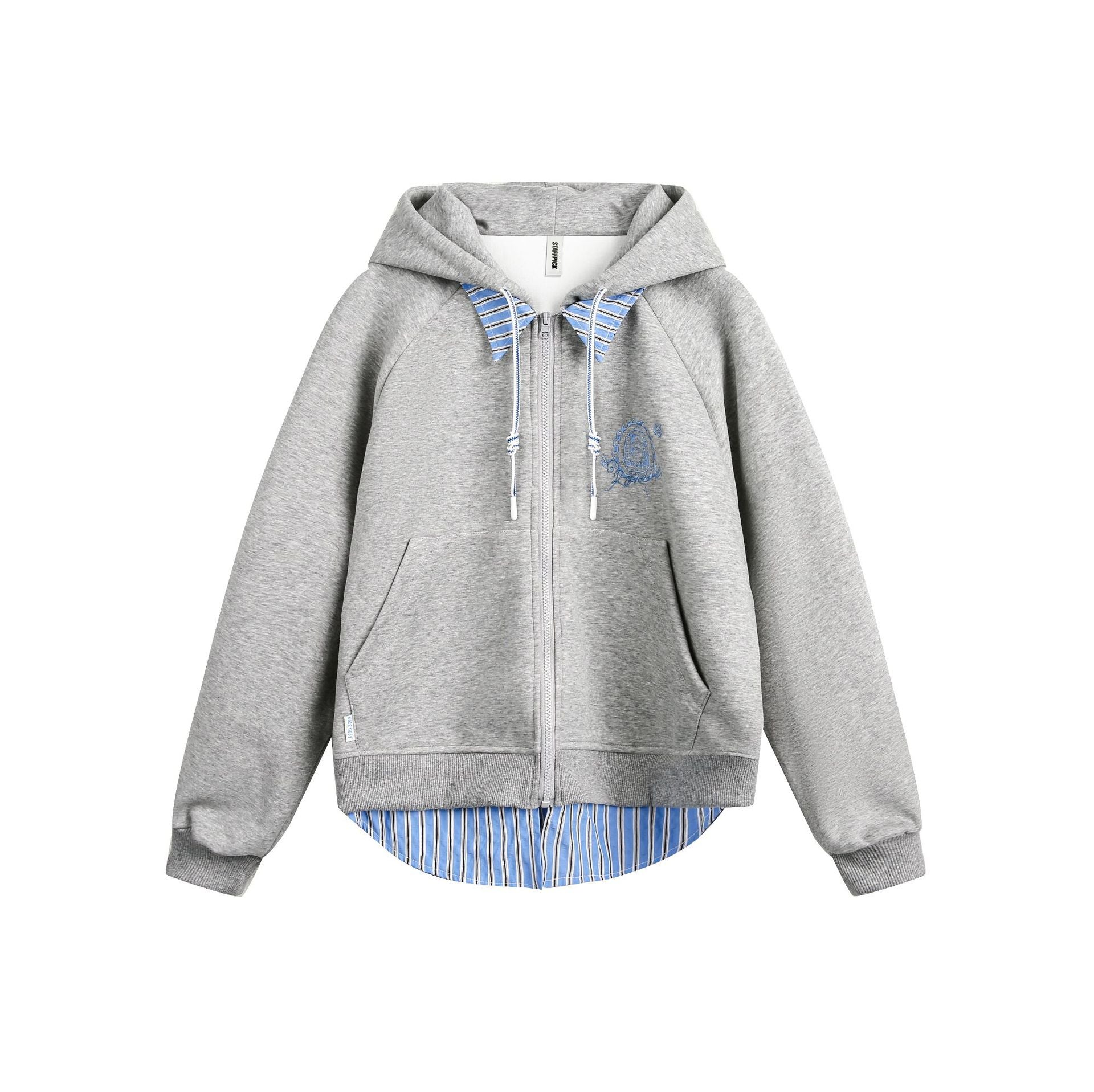 Zwoyren Retro Street Two-Piece Hooded Jacket