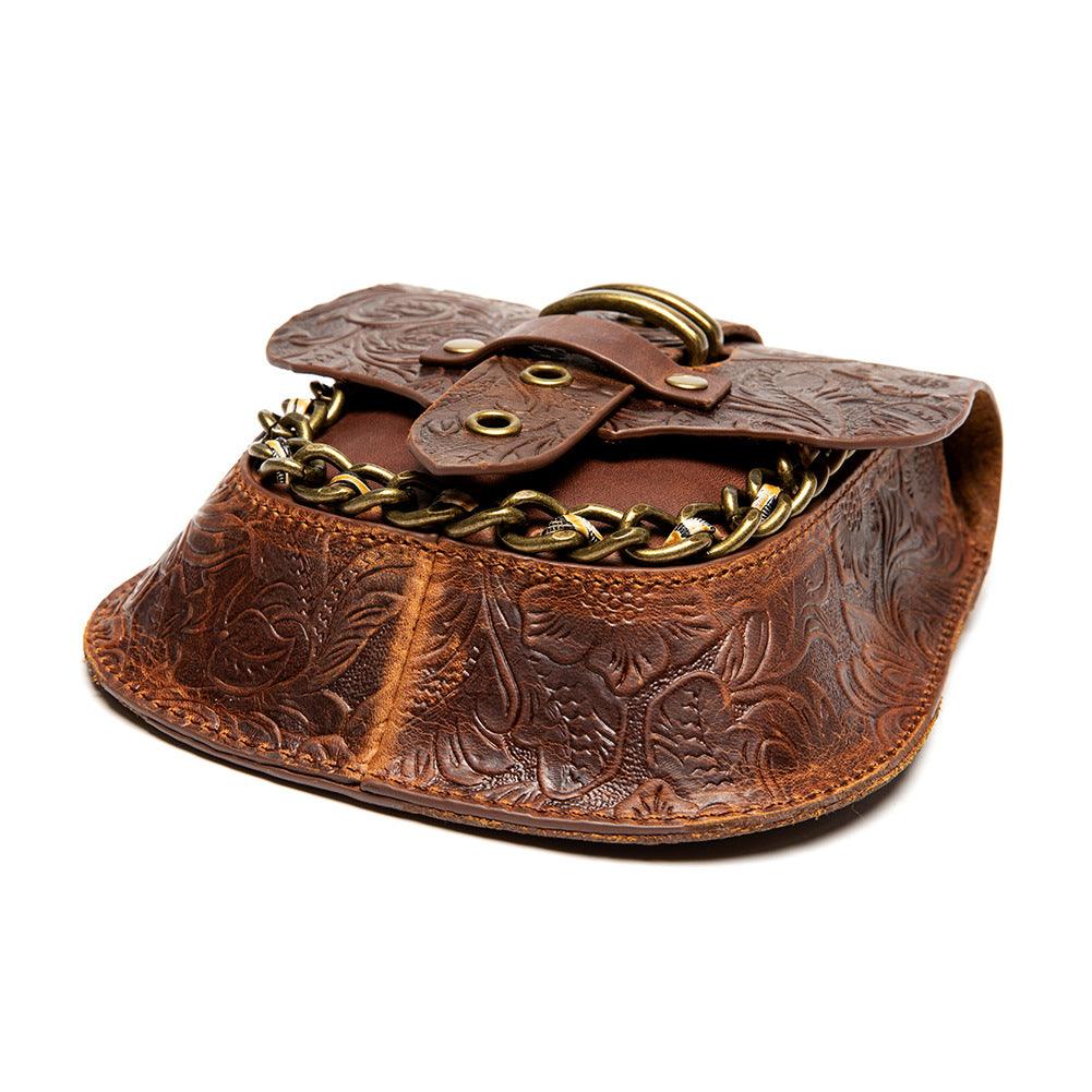 Chain Embossed Shell Bag