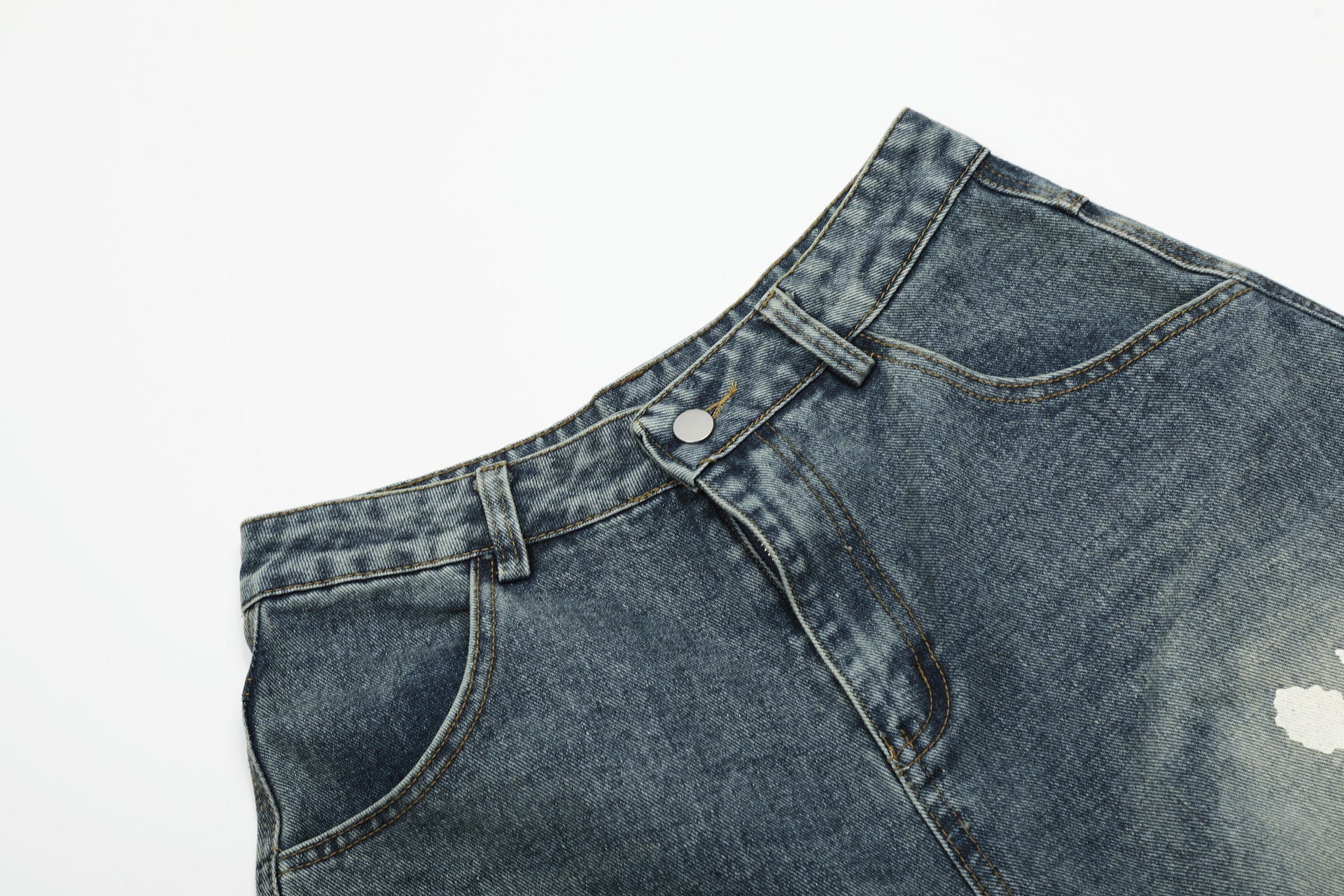 Zwoyren Flower Print Longline Jorts