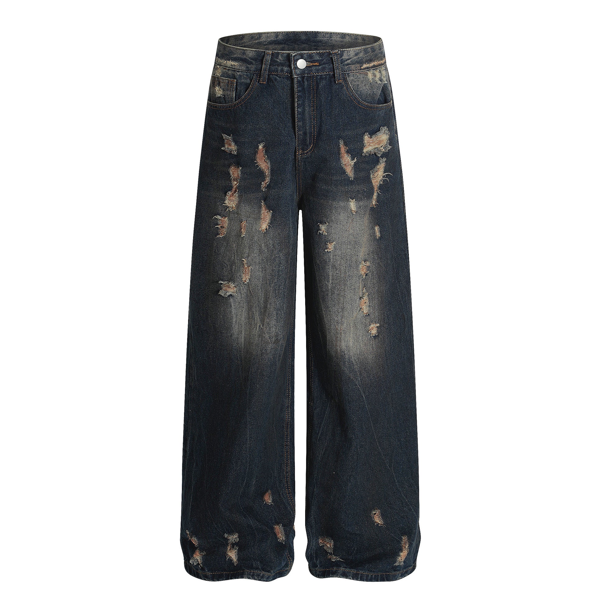 Zwoyren Distressed Baggy Jeans