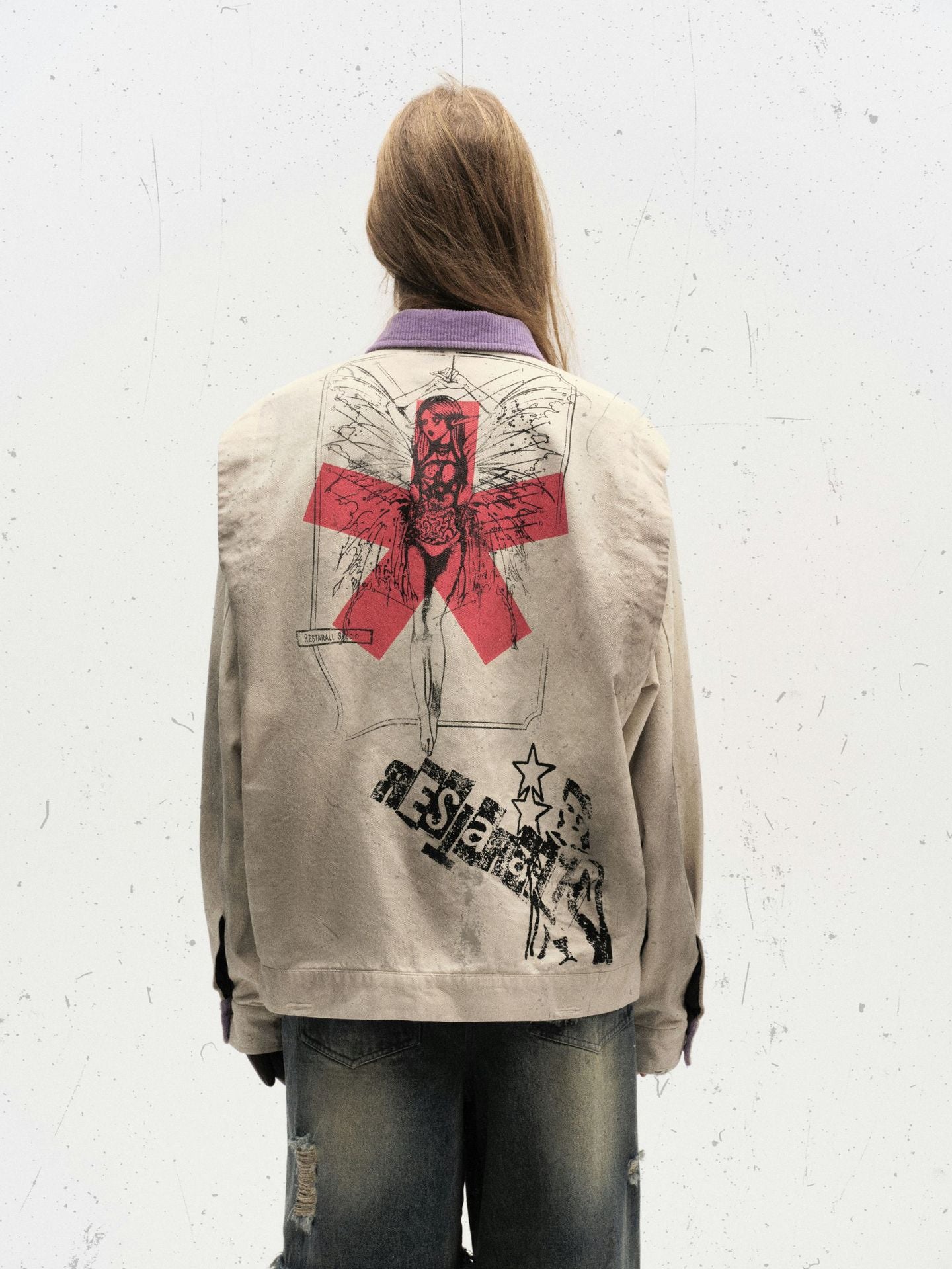 Zwoyren Badge Decorated Contrast Jacket